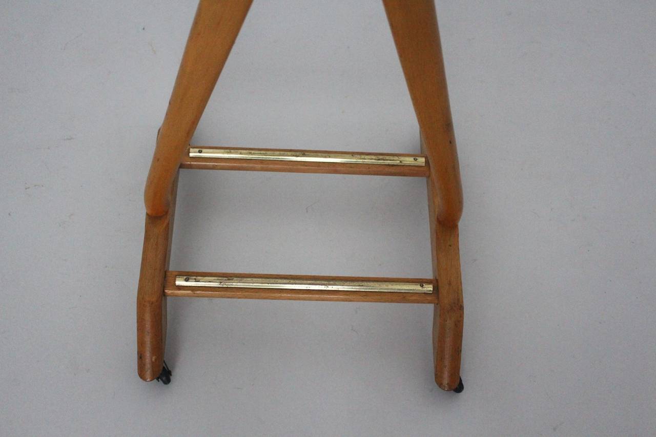 Mid-20th Century Mid-Century Modern Vintage Beech Valet Style Ico and Luisa Parisi, 1950s, Italy For Sale
