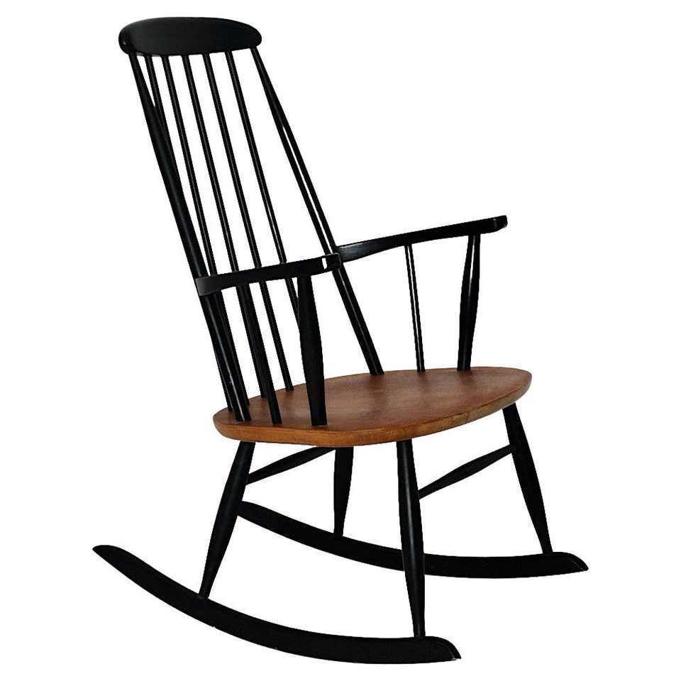 Rare 1940s Rocking Chair by Ilmari Tapiovaara at 1stDibs | 1940 rocking ...