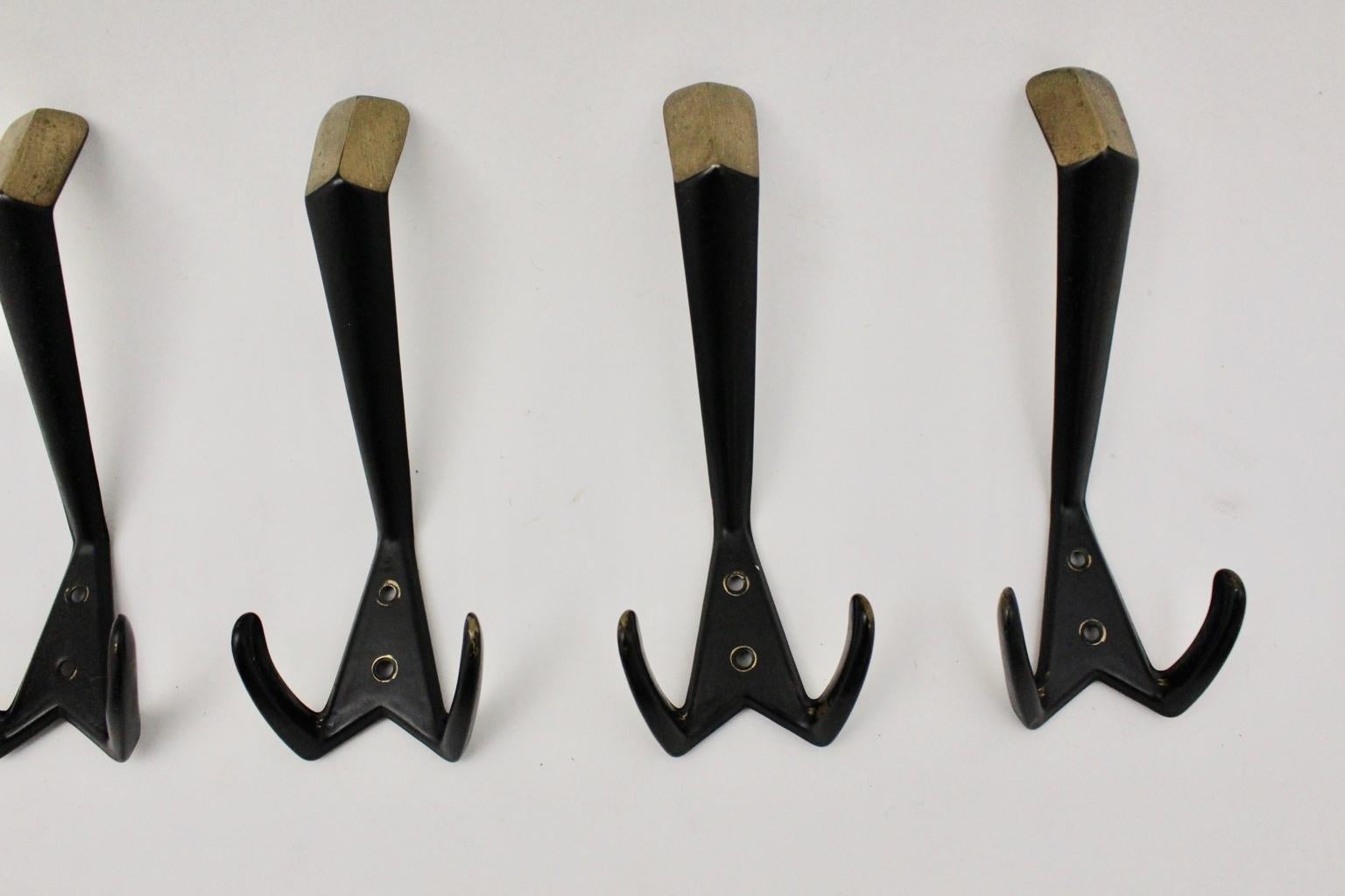 black wall hooks modern