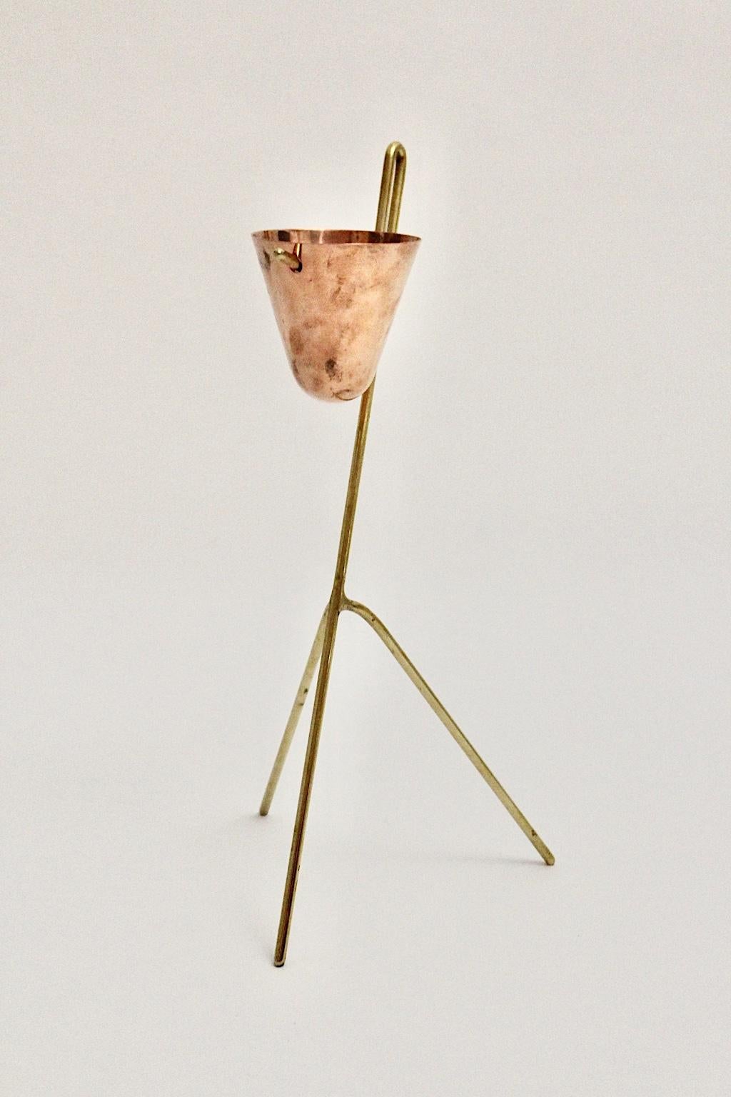 vintage tall ashtray