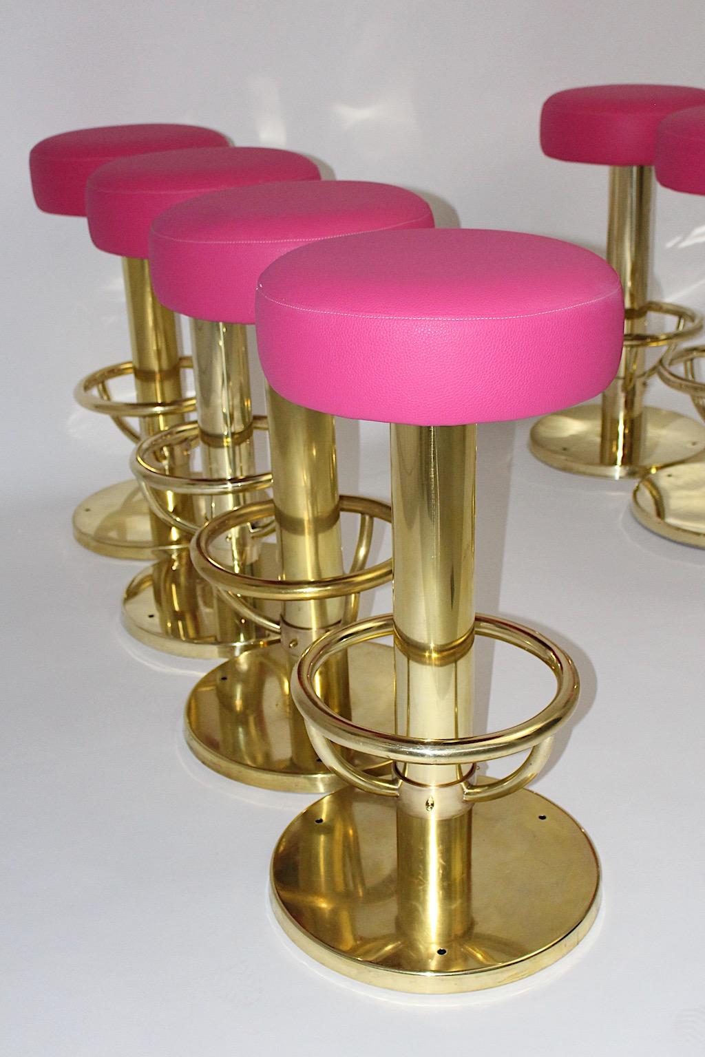 fuchsia pink bar stools