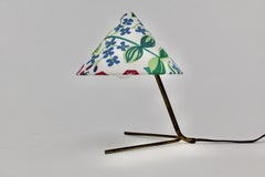 Mid-Century Modern Vintage Brass Table Lamp Kalmar, 1950s, Austria