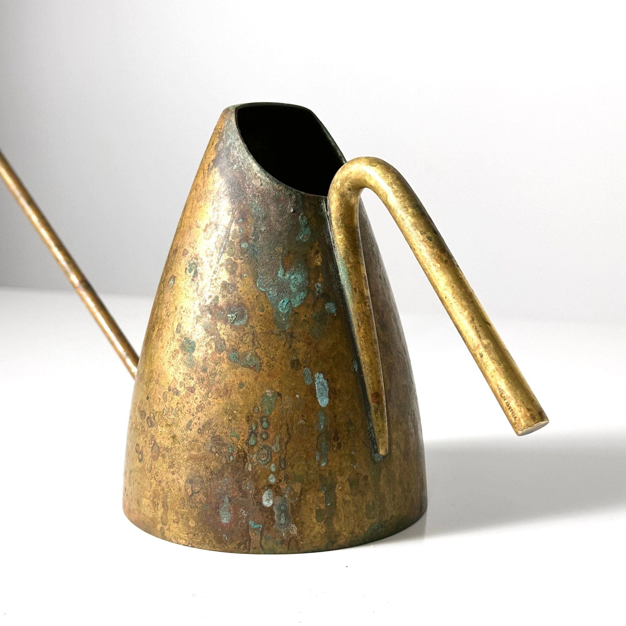 20th Century Mid Century Modern Vintage Brass Watering Can by Carl Auböck II , circa 1950s