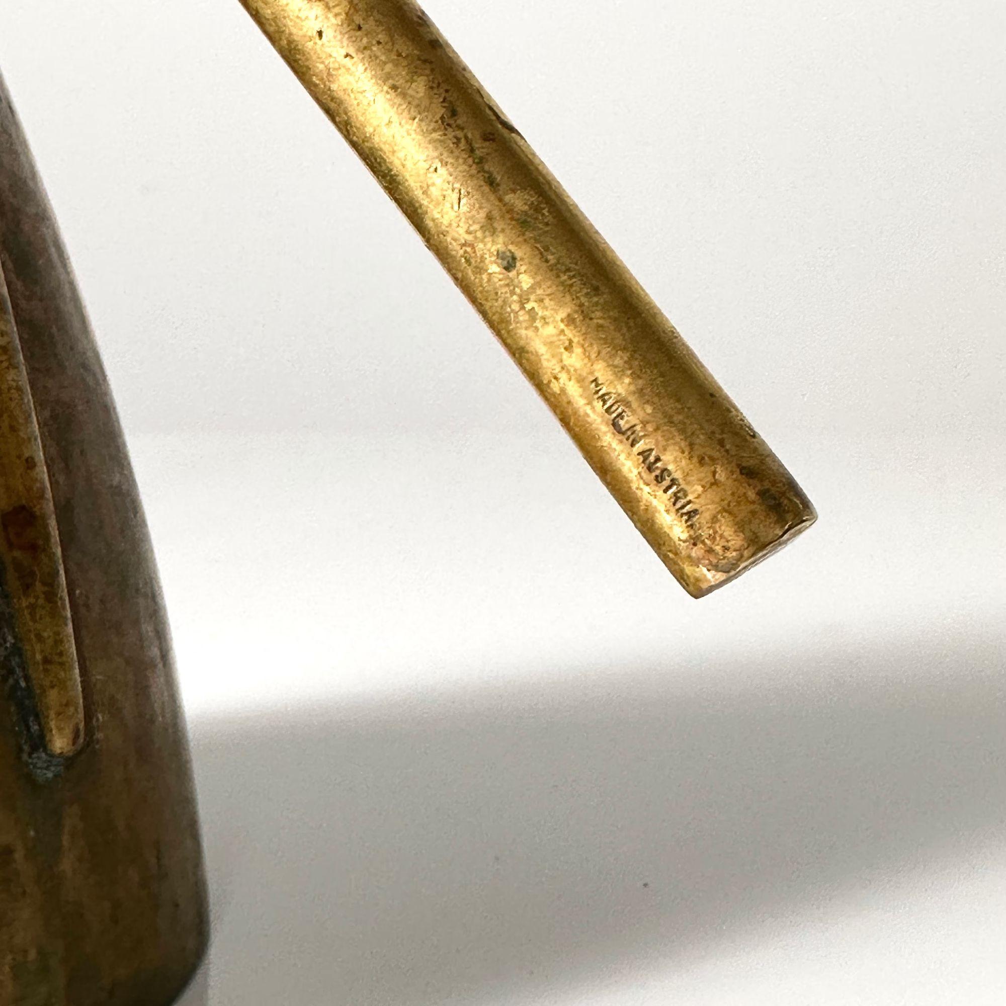 Mid Century Modern Vintage Brass Watering Can by Carl Auböck II , circa 1950s 4