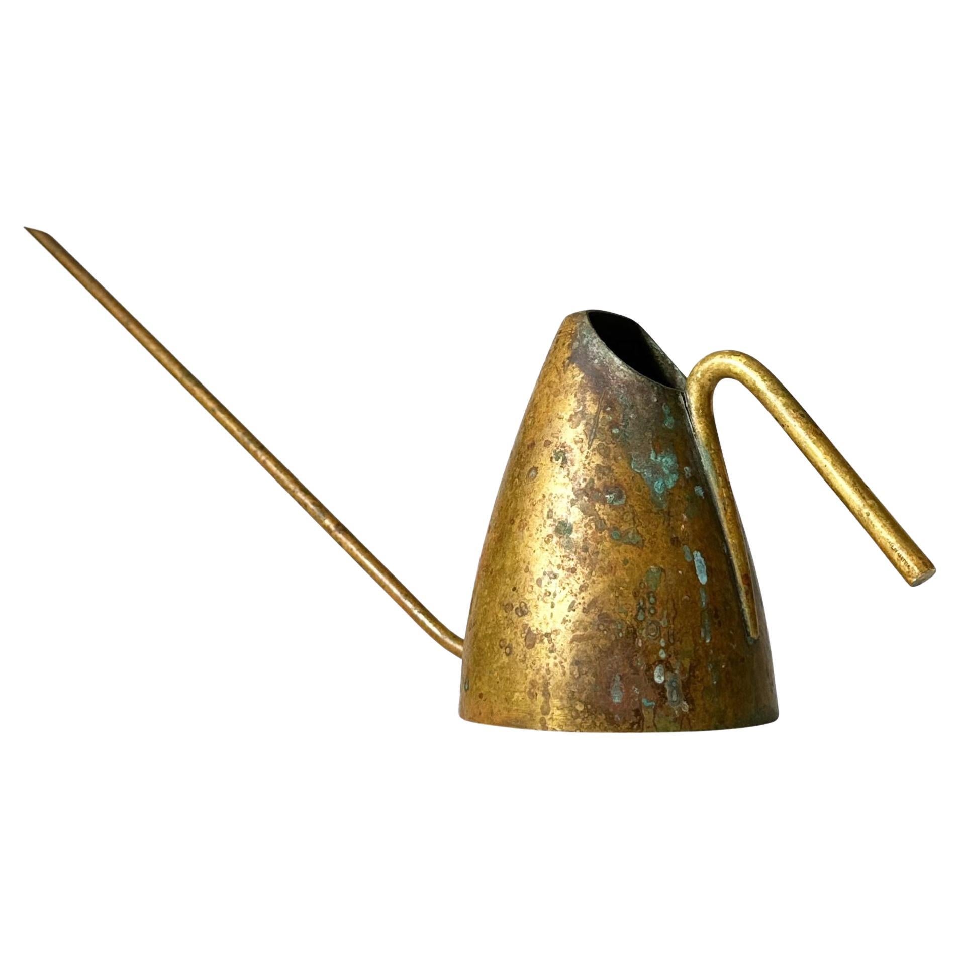 Mid Century Modern Vintage Brass Watering Can by Carl Auböck II , circa 1950s