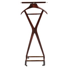 Mid-Century Modern Vintage Brown Beech Valet by Ico & Luisa Parisi, Italy, 1950s