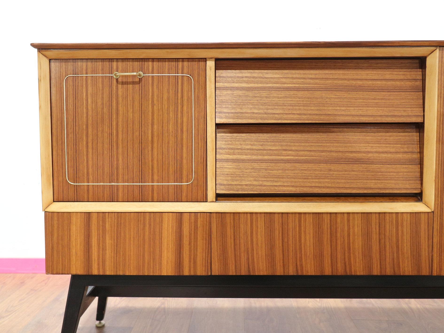 Moderne Mid-Century-Cocktailschrank-Anrichte/Anrichte/Buffetschrank von Beautility 6