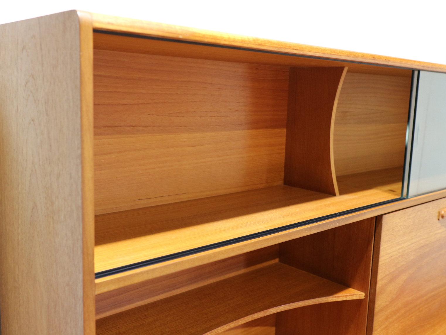 Mid Century Modern Vintage Credenza Buffet Beithcraft of Scotland Danish Style 1