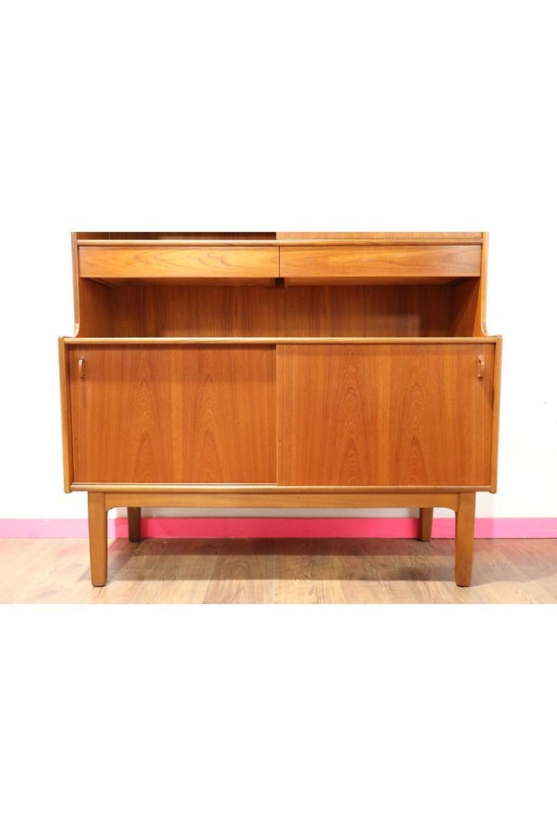 Mid Century Modern Vintage Credenza Sideboard Buffet by A H Mcintosh 4