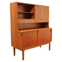 Mid Century Modern Vintage Credenza Sideboard Buffet by A H Mcintosh