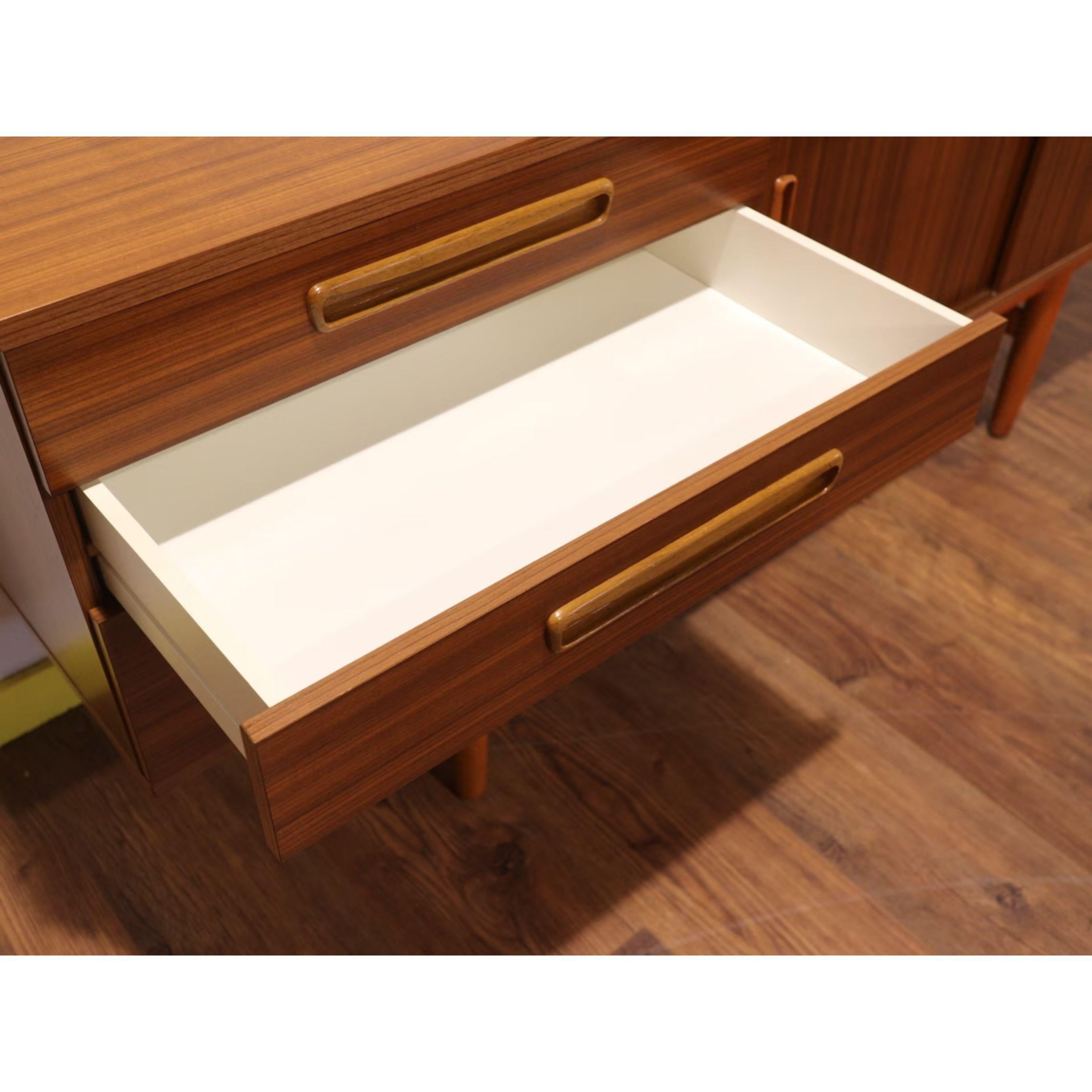 20th Century Mid-Century Modern Vintage Credenza Sideboard by Avalon Danish British G Plan
