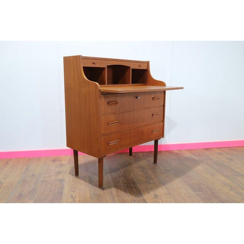 Mid-Century Modern Mid Century Modern Vintage Danish Secretaire Desk Vanity by AG Spejl