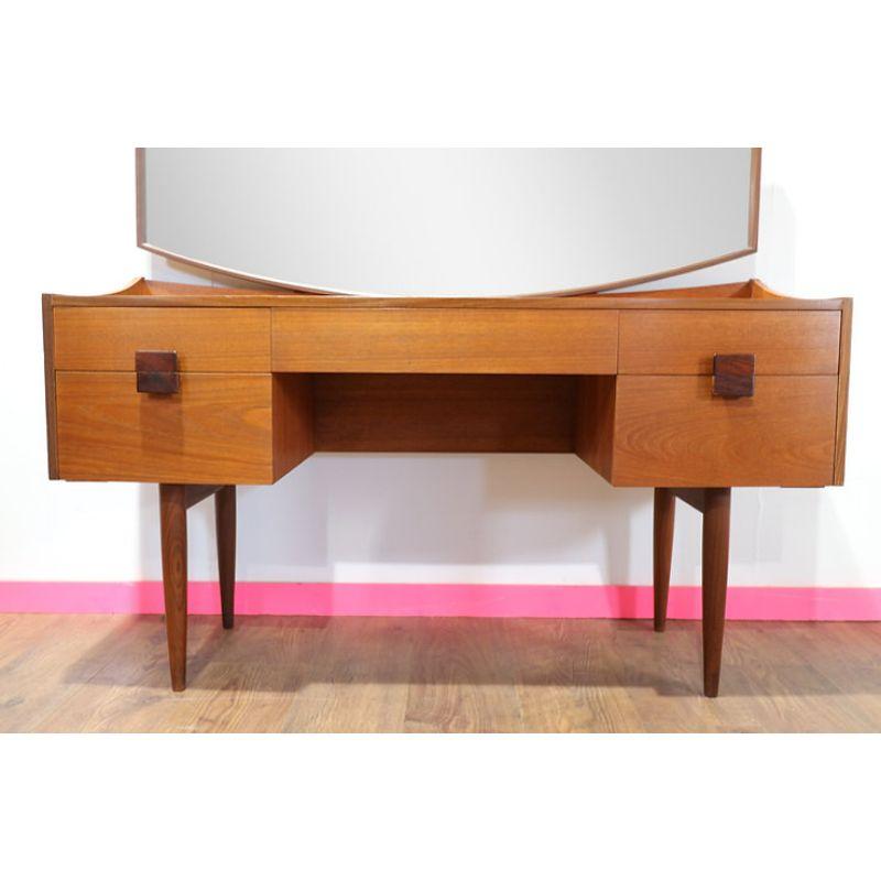 Mid Century Modern Vintage Desk by Lb Kofod Larsen for G Plan Danish Range 4