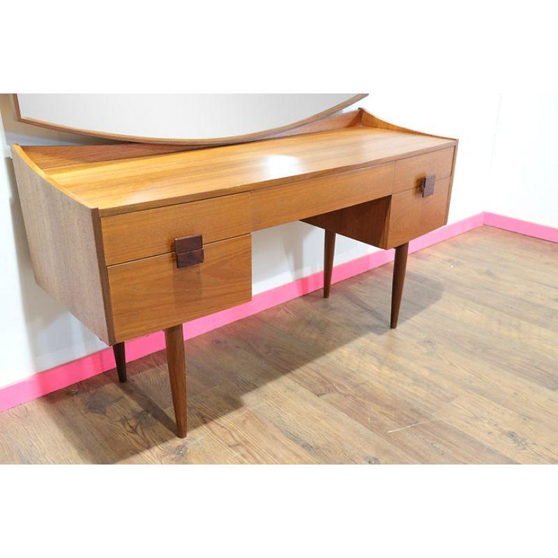 Mid Century Modern Vintage Desk by Lb Kofod Larsen for G Plan Danish Range 7