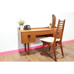 Mid Century Modern Vintage Desk by Lb Kofod Larsen for G Plan Danish Range