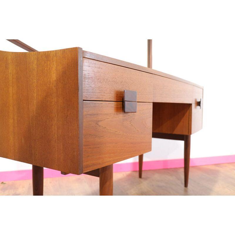 Teak Mid Century Modern Vintage Desk by Lb Kofod Larsen for G Plan Danish Range