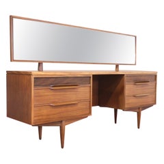 Mid Century Modern Vintage Desk Vanity by White and Newton Danish Style