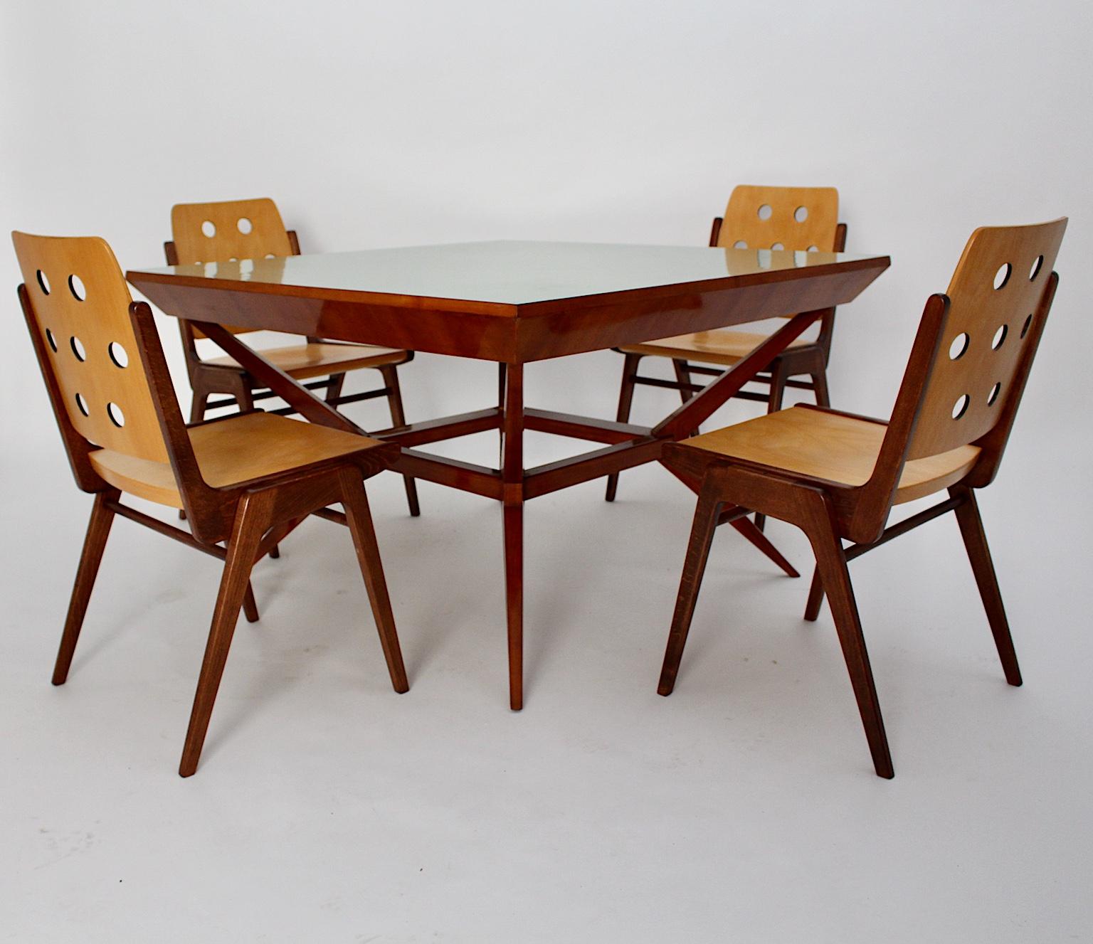 vintage kitchen table and chairs