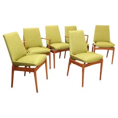 Chaises de salle à manger vintage mi-siècle moderne x 6 par Archie Shine, style danois