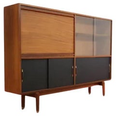Mid Century Modern Vintage Display China Cabinet by Beaver and Tapley