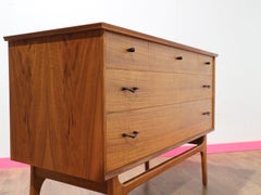 Mid Century Modern Vintage Dresser by Alfred Cox Danish Style
