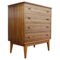 Mid Century Modern Vintage Dresser Chest of Drawers by Alfred Cox Danish Style
