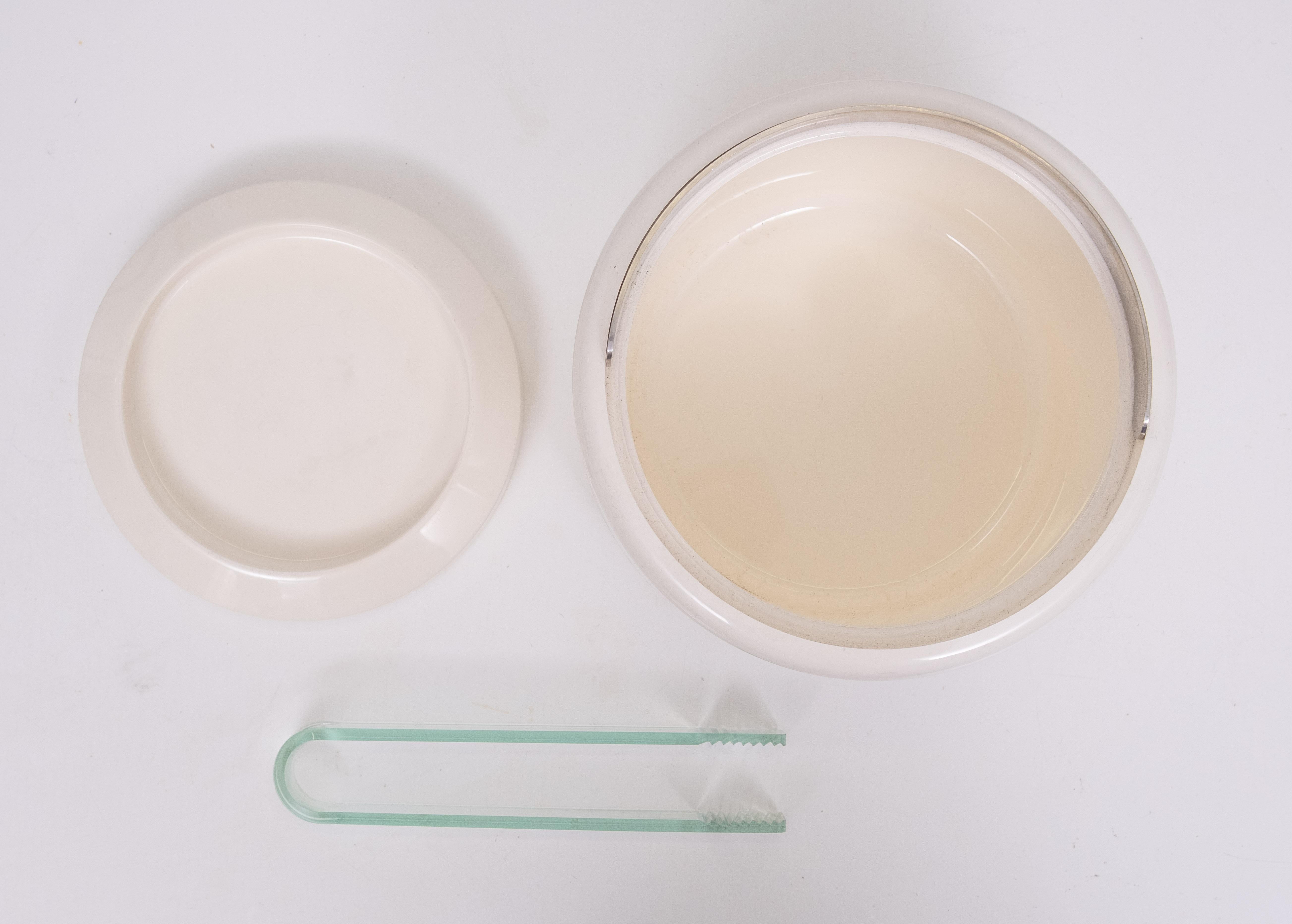 Mid-century modern vintage Erik Magnussen for Stelton plastic ice bucket no. 860 In Good Condition For Sale In Den Haag, NL