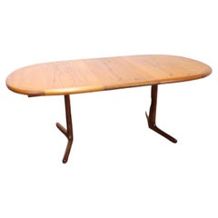 Mid Century Modern Vintage Extending Danish Dining Table Benni Linden