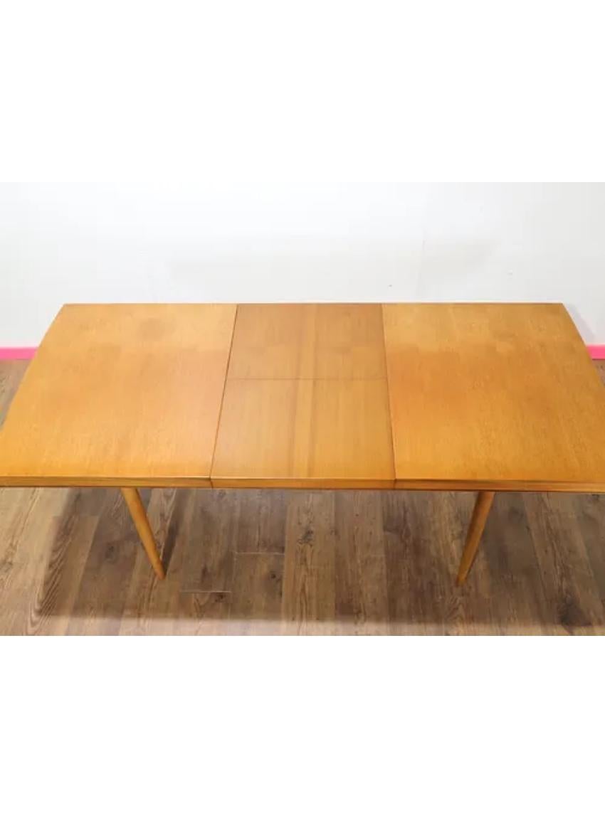 Mid Century Modern Vintage Extending Danish Dining Table by Morris of Glasgow 3