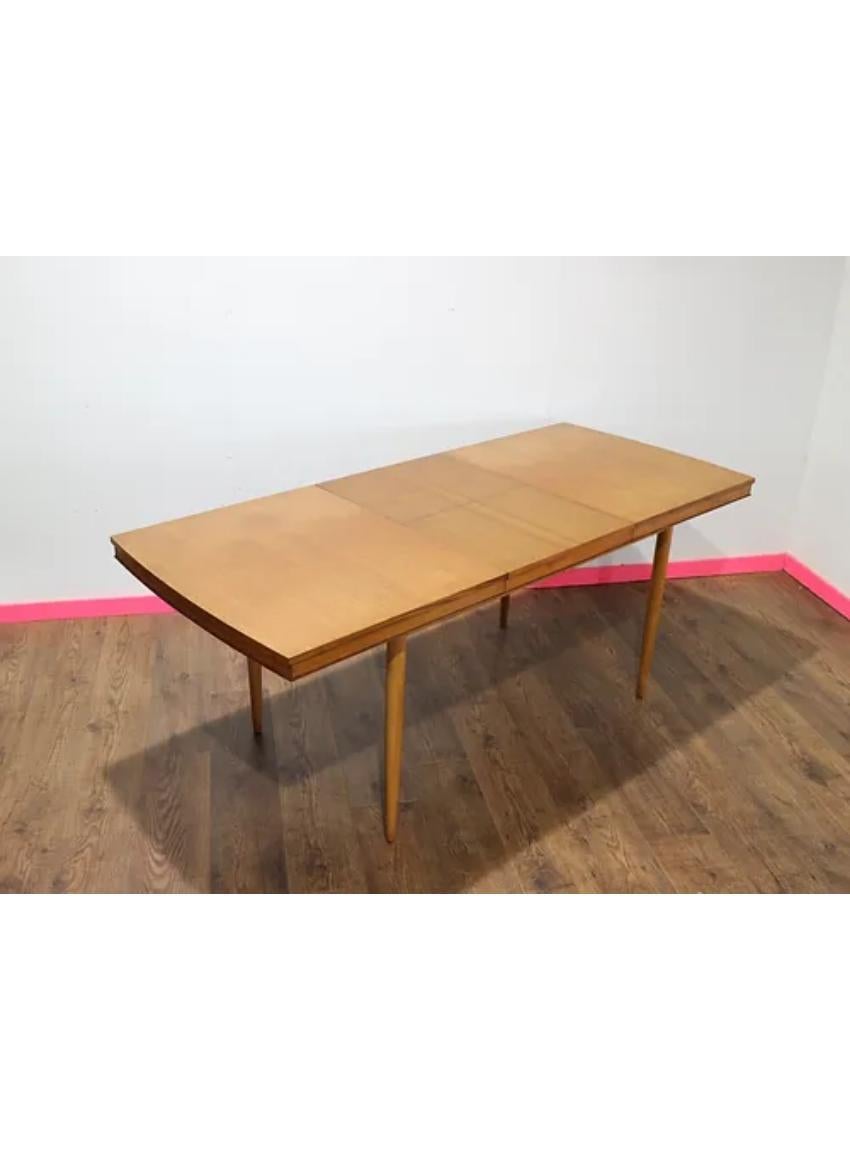 Mid Century Modern Vintage Extending Danish Dining Table by Morris of Glasgow 5