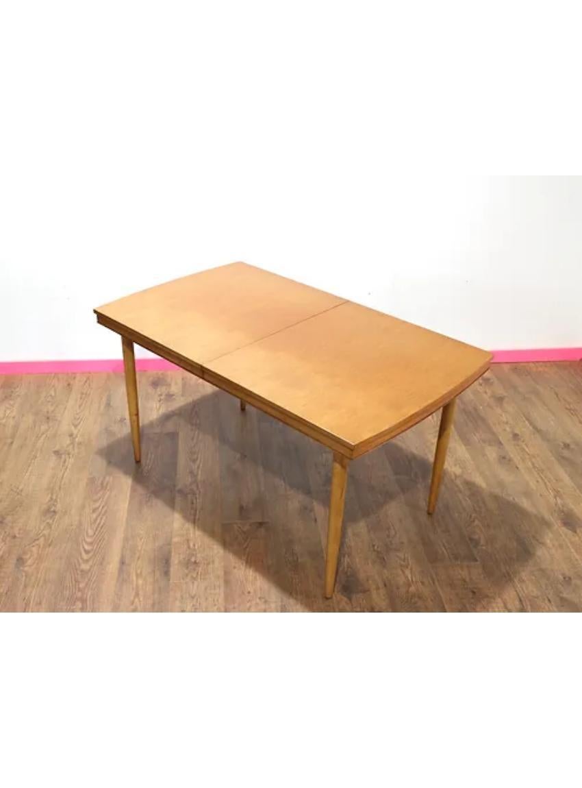 Mid Century Modern Vintage Extending Danish Dining Table by Morris of Glasgow 1