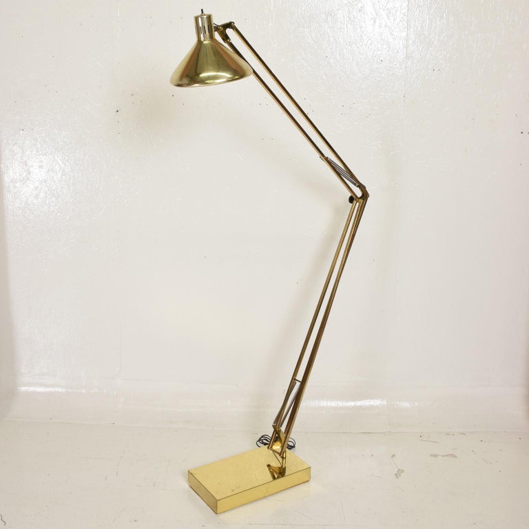 Mid-Century Modern Vintage Floor Drafting Architect Lamp by Luxo in Brass  For Sale at 1stDibs | vintage architect lamp, architect floor lamp, architect  lamp vintage