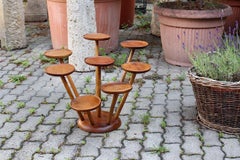 Mid-Century Modern Vintage Blumenständer oder Regal Kirsche Esche:: 1950er Jahre:: Österreich