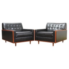 Mid-Century Modern Vintage G Plan American Lounge Chairs Pair