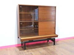 Mid Century Modern Vintage G Plan Bookcase China Display Cabinet Danish Style