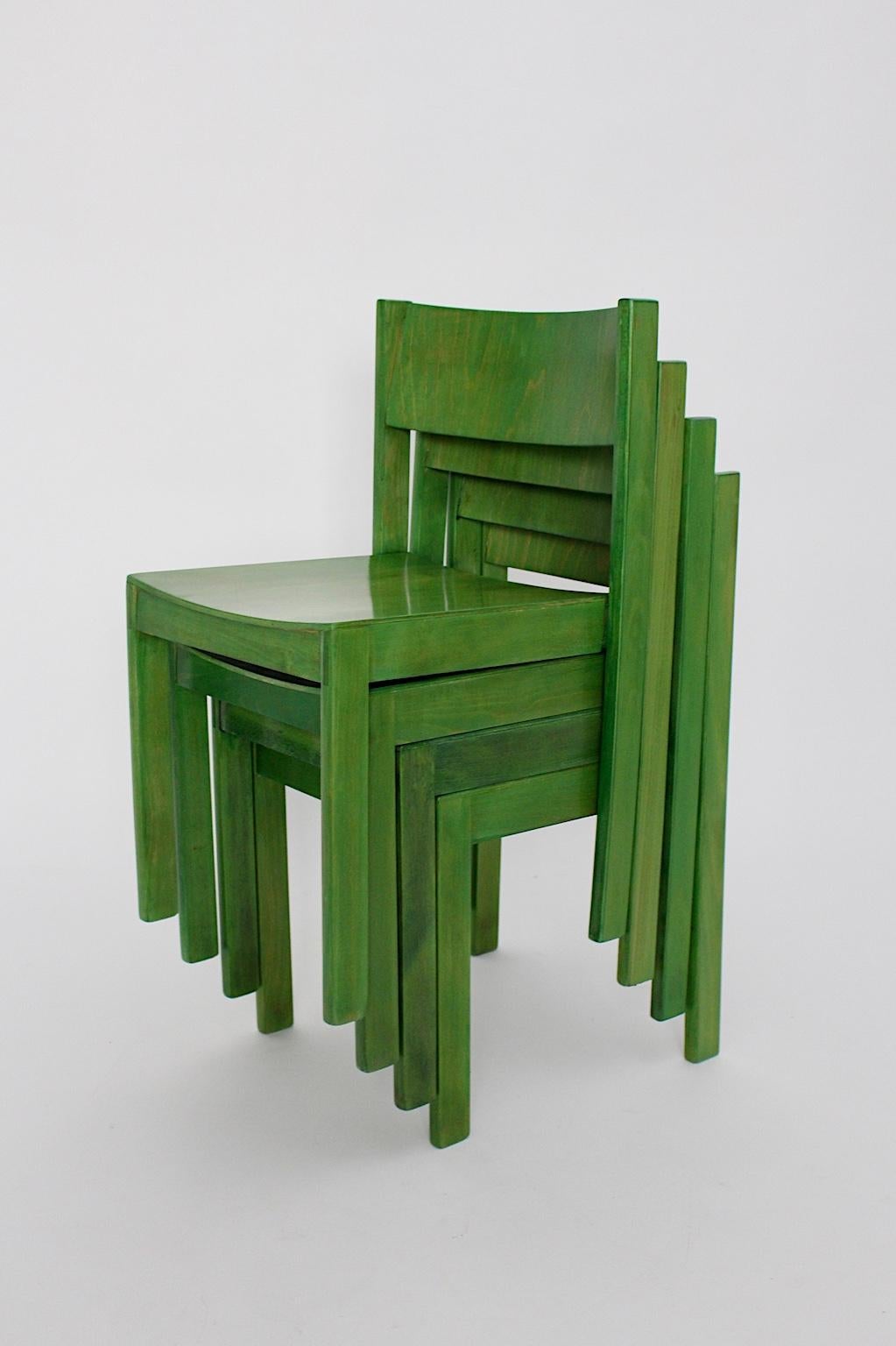 ikea vintage chair green