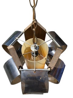 Mid Century Modern Vintage Hanging Chandelier Light Chain Lamp Plug In