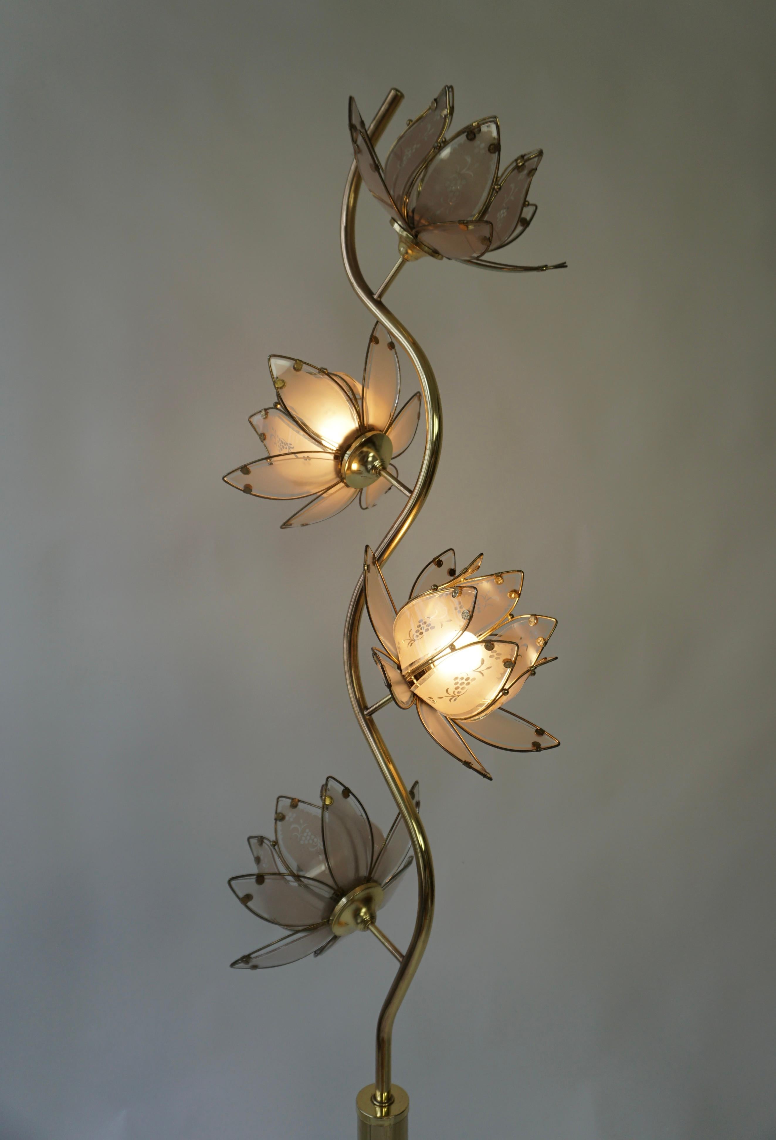 Vintage Flower Floor Lampnull