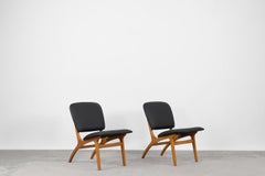 Pair of Mid-Century Modern Vintage Jylland Beech Wood Chairs from Jio Möbler