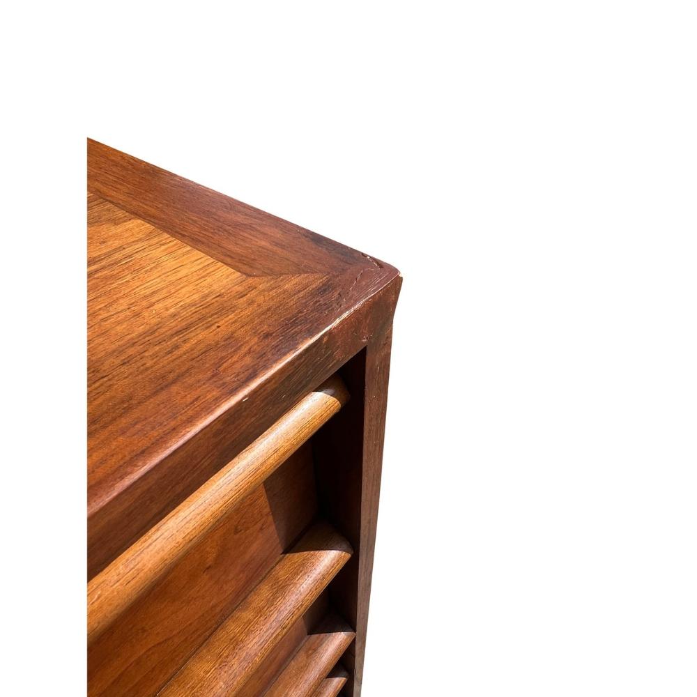 Mid Century Modern Vintage Lane's Rhythm Tall Highboy Kommode im Angebot 3