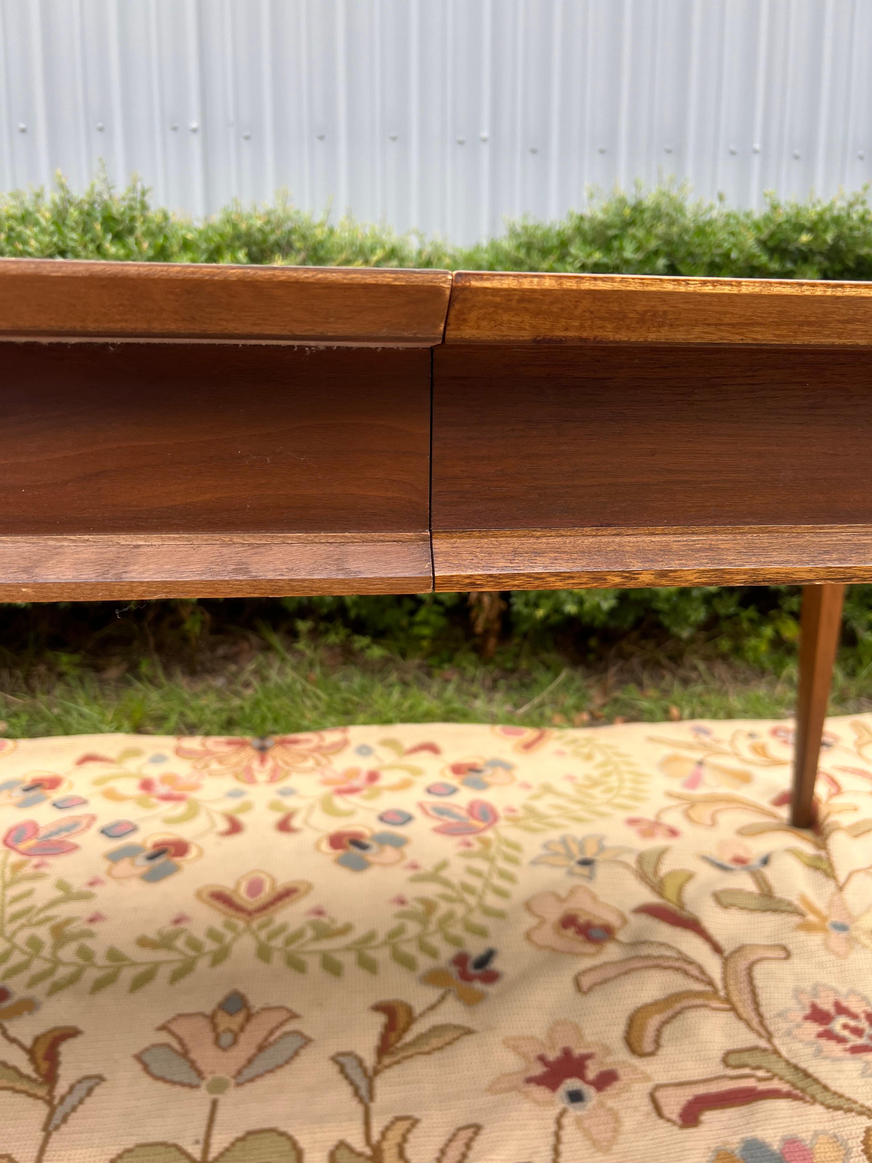 Mid Century Modern Vintage Lane Scandia, First Edition Dining Table With 1 Leaf 4