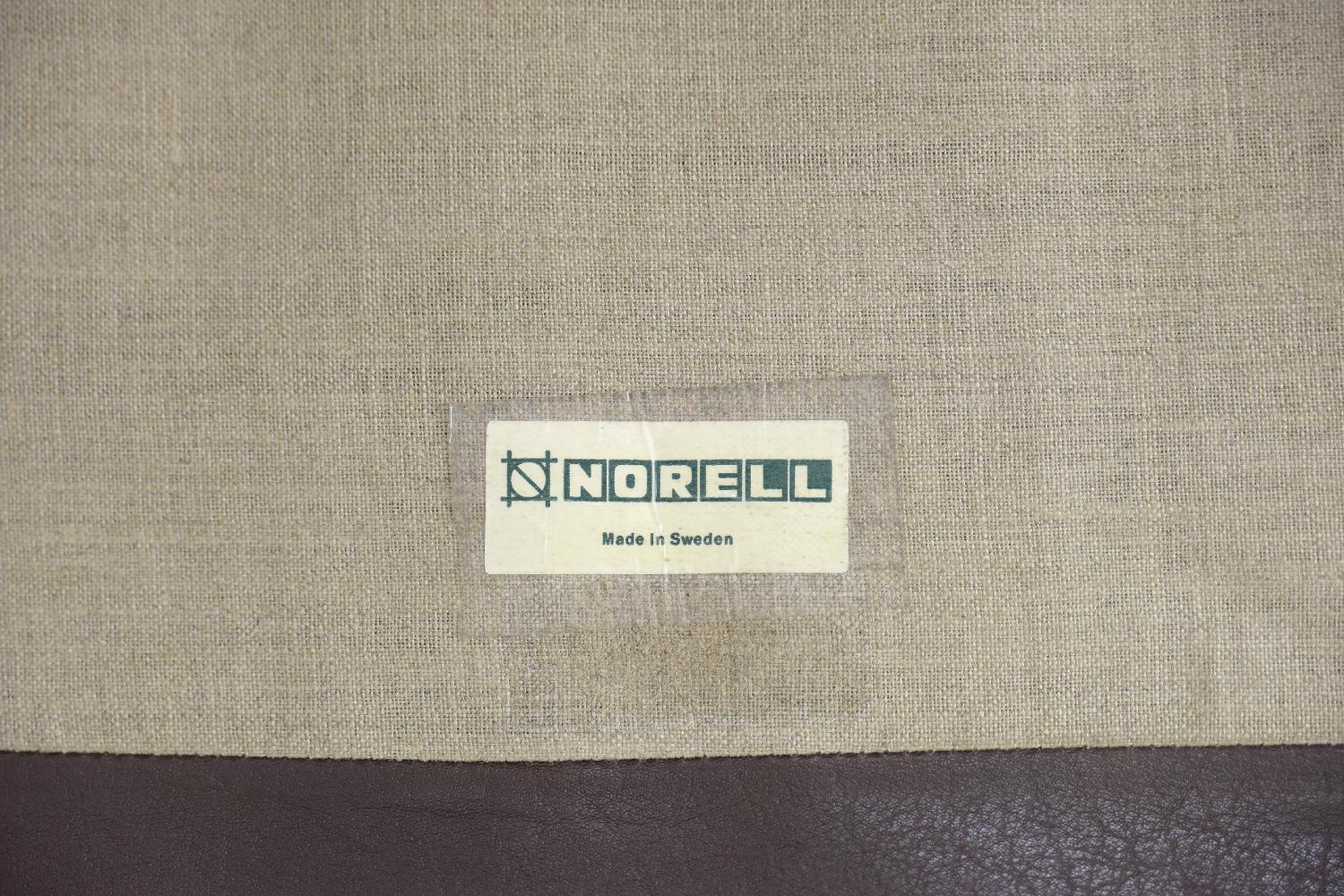 Mid-Century Modern Vintage Leder-Cromwell-Sofa von Arne Norell, 1960er Jahre im Angebot 14