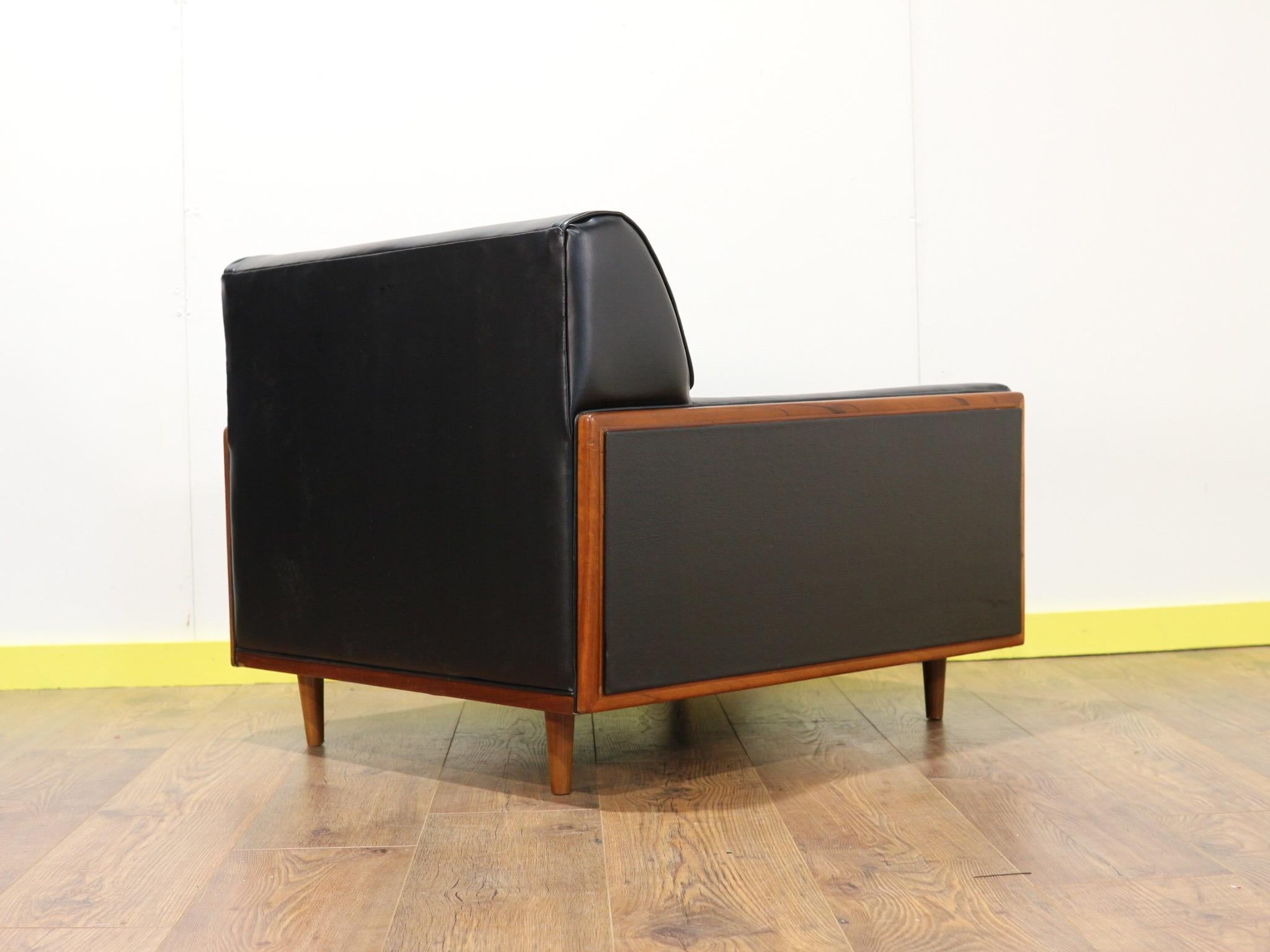 British Mid-Century Modern Vintage Lounge Chair By G Plan American Chair