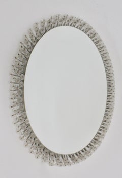 Mid-Century Modern Vintage Lucite Backlit Wall Mirror Emil Stejnar 1950 Vienna