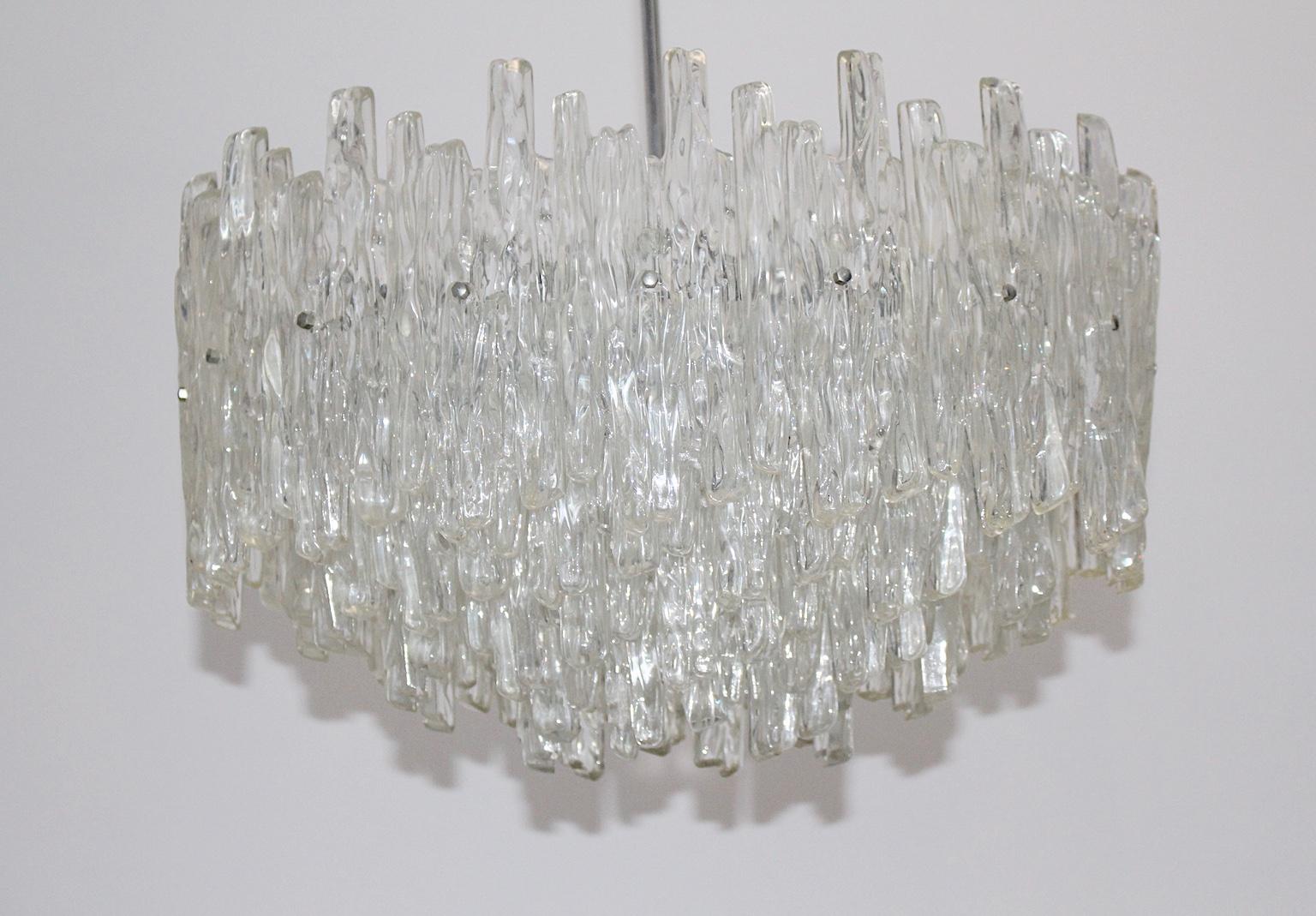 mid century lucite chandelier