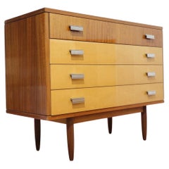 Commodes italiennes vintage en érable de style danois mi-siècle moderne par Marino