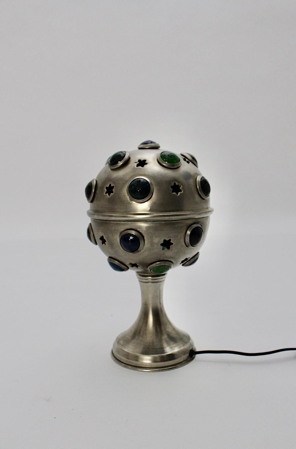 vintage sputnik table lamp