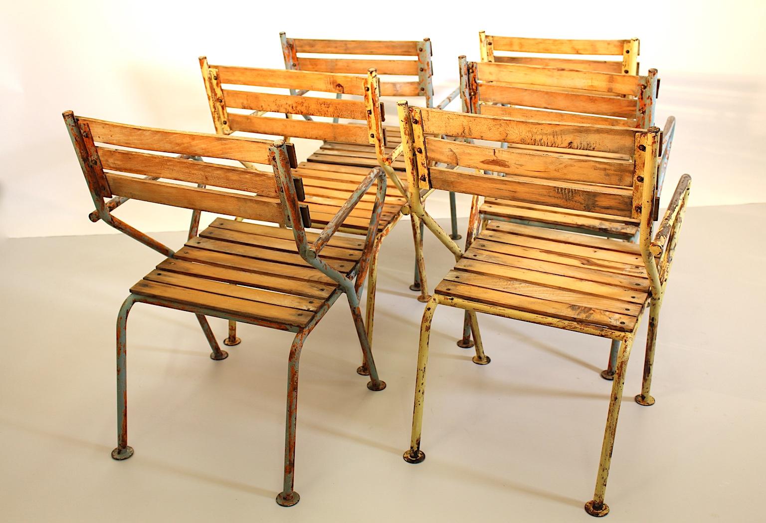 Moderne Metall-Sessel aus der Jahrhundertmitte Julius Jirasek für Hagenauer:: 1955 im Angebot 1