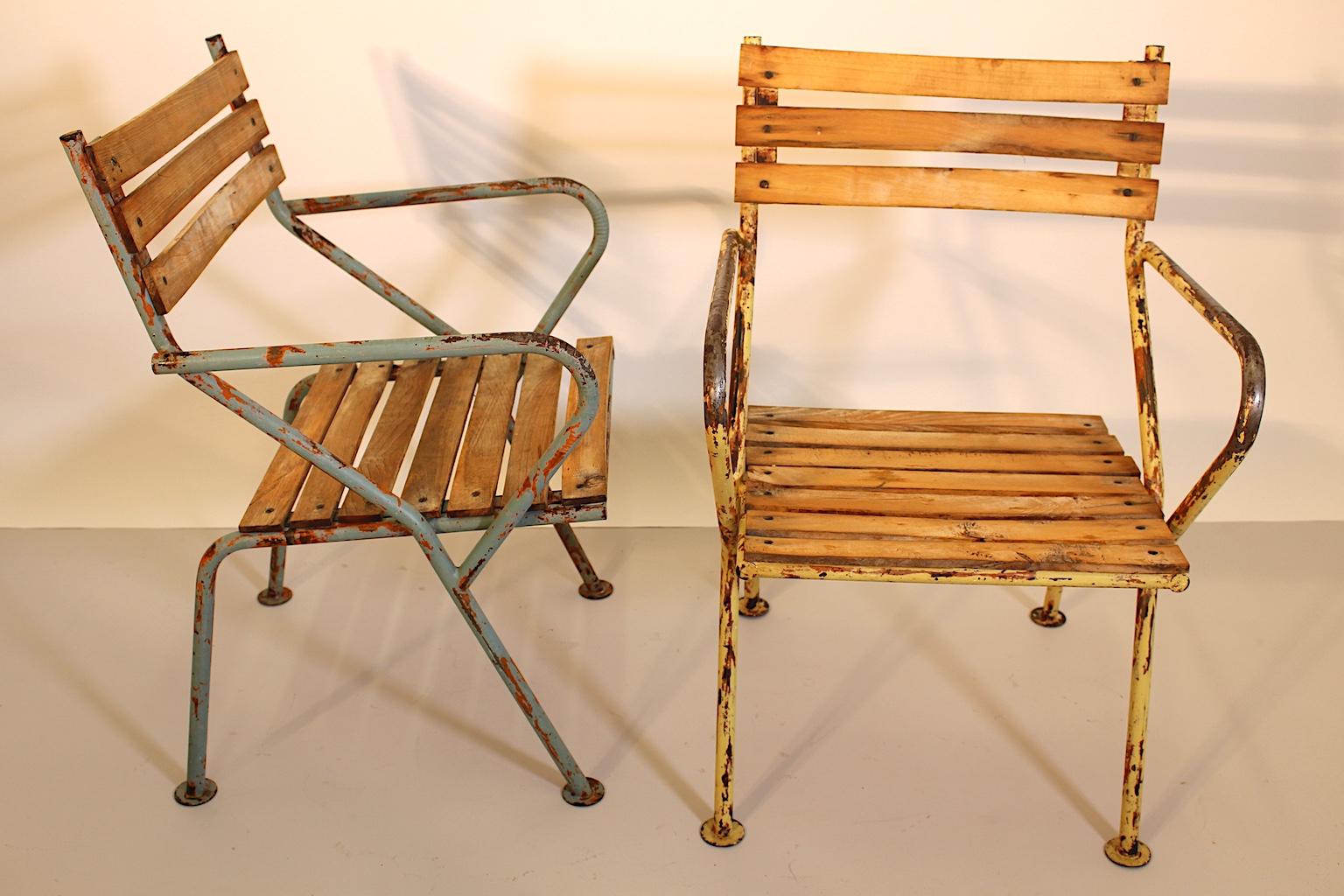 Moderne Metall-Sessel aus der Jahrhundertmitte Julius Jirasek für Hagenauer:: 1955 im Angebot 3