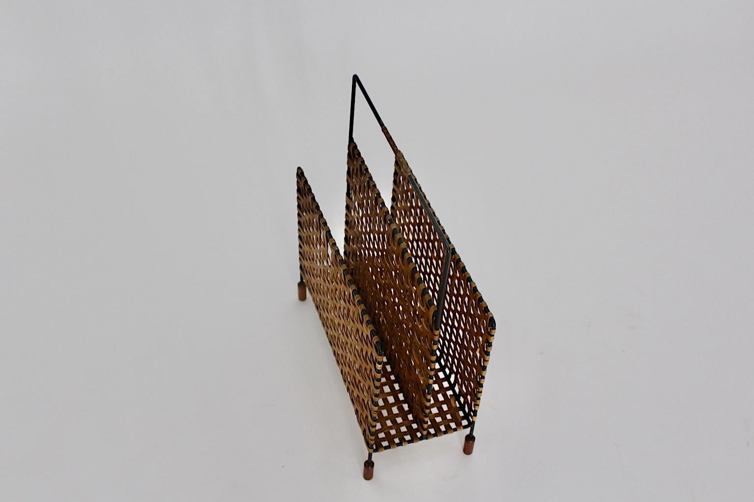 vintage magazine rack